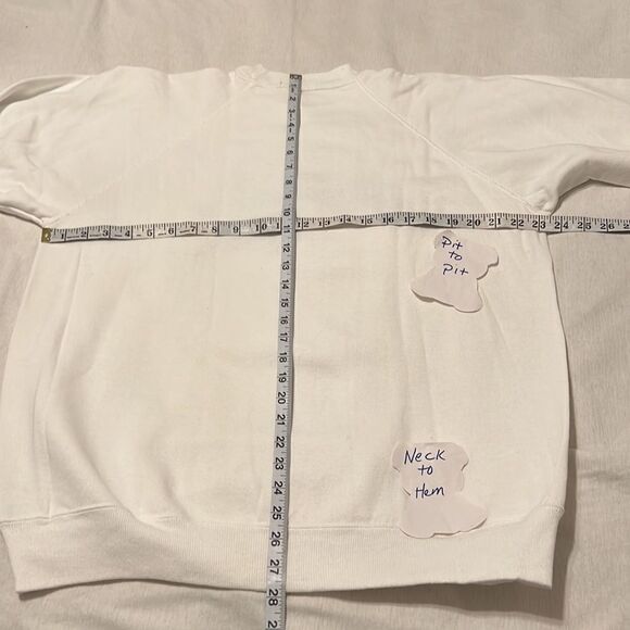 Vintage authentic 1996 Rod Stewart size XL white sweatshirt GVC - Picture 6 of 9